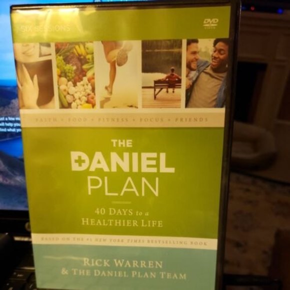 NEW Sealed Christian Study DVD! The Daniel Plan: 40 Days to Health - Rick Warren - Picture 1 of 2